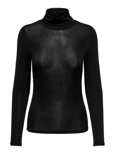 ONLCLARA L/S ROLLNECK JRS Schwarz L