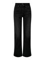 ONLMADISON BLUSH HW WIDE DNM CRO099 NOOS S/32 Weiter Beinschnitt - Washed Black