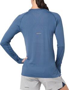 ASICS Damen T-Shirt SEAMLESS LS M in Blau
