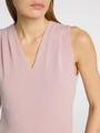 SLFTENNY SL V-NECK TOP XS Locker geschnitten - Bleached Mauve