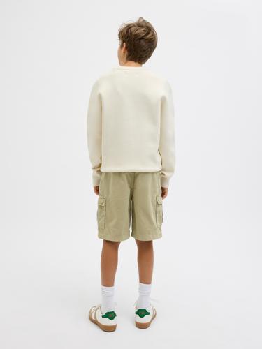 JPSTKARL JJAVERY CARGO SHORTS JNR 140 Locker geschnitten - Crockery
