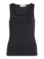 VIKENZA U-NECK S/L TANK TOP REV - NOOS L Eng anliegend - Black