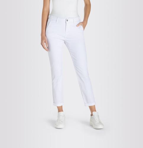 MAC JEANS - CHINO, Authentic stretch gabardine Weiß 36/OL
