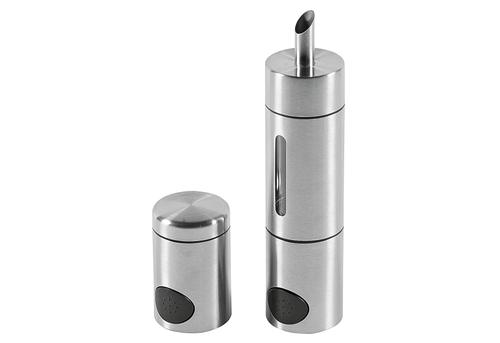 Süßstoff-Spender Edelstahl 7,5cm Ø4,7cm silber
