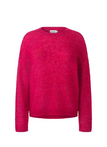 Pullover Rundhals 1/1 Arm 44 Oversized - Bright Bordeaux
