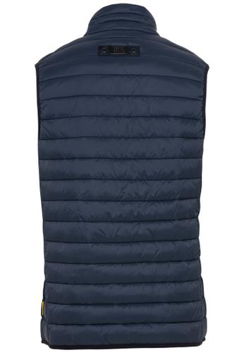Steppweste mit horizontaler Steppung aus recyceltem Polyester Blau 64