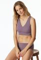 Bustier mit Pads 42 - Malve