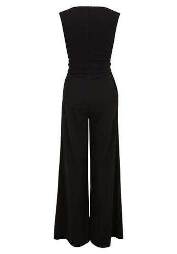 Jumpsuit Schwarz 46