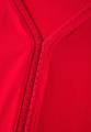 Jersey-Top mit Häkeldetails Rot 36