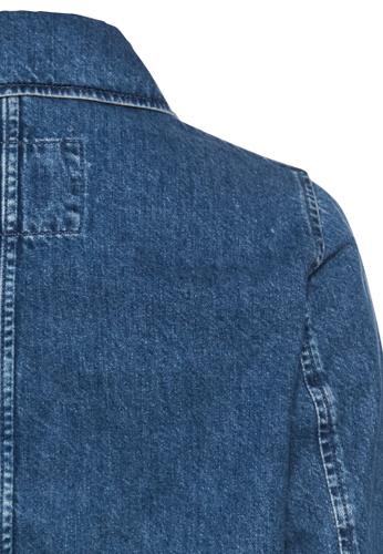 Jeansjacke aus Baumwolle 36 Regular Fit - Mid Blue Used