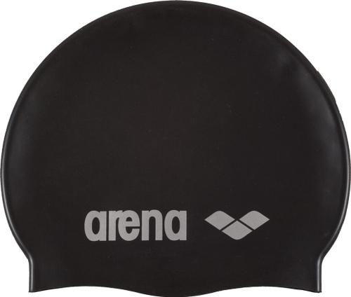 arena Badekappe Classic Silikon Onesize in Schwarz