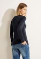 Basic Langarmshirt M - Night Sky Blue