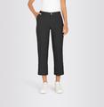 MAC JEANS - NORA, Pure linen 38/OL Wide Fit - Schwarz