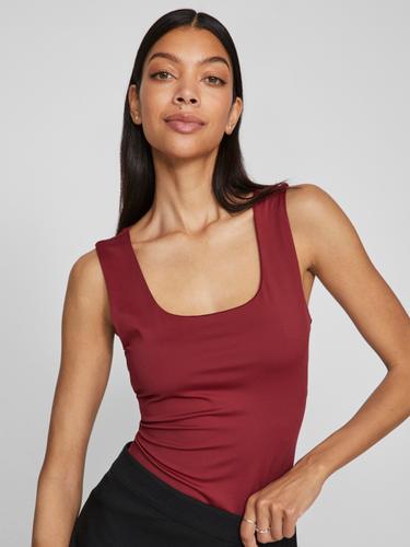 VIKENZA U-NECK S/L TANK TOP REV - NOOS XXL Eng anliegend - Cabernet