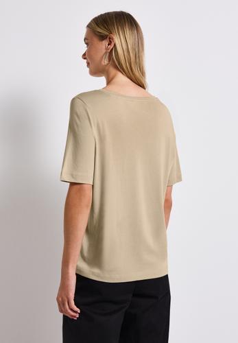 Softes Shirt mit Wording Beige 44