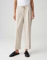 OPUS Bundfaltenhose »Melosa« mit seitlichen Galonstreifen - Beige / 36
