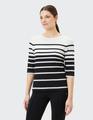 LISA 48 - White/black Stripes
