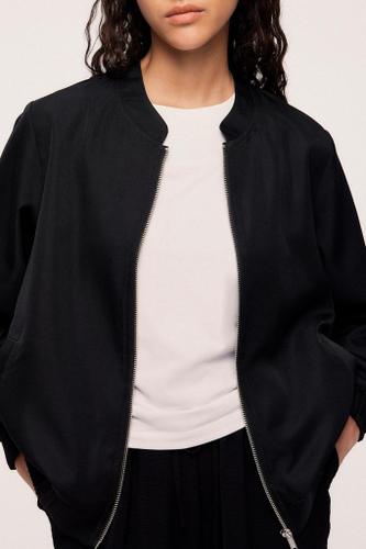 VIPAPAYA L/S BOMBER JACKET - NOOS Schwarz 42