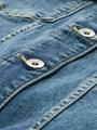 Jeansjacke mit recycelter Baumwolle M Regular Fit - Used Dark Stone Blue Denim