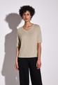 Strick-Look T-Shirt 36 - Cotton Beige