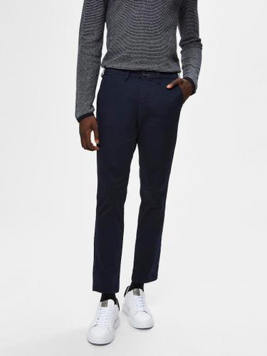 SLHSLIM-MILES FLEX CHINO PANTS W NOOS Blau 32/34