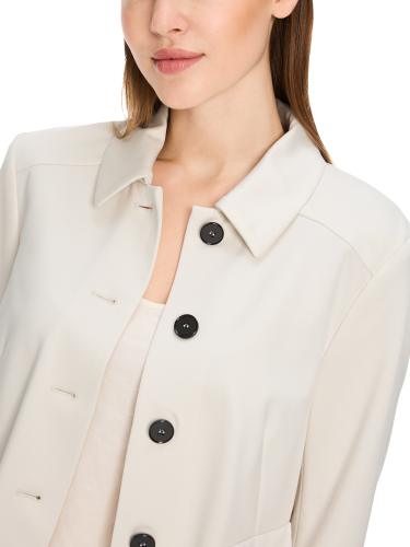 Kurze Jacke mit Kentkragen 46 - Smoke