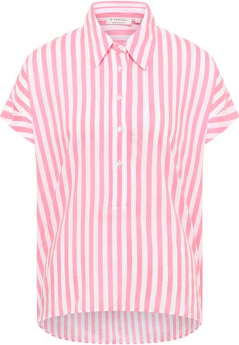 Bluse Leinen Kurzarm 36/Kurzarm LOOSE FIT - Pink