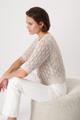 Strickpullover mit Lurex 44 - Warm Sand