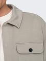 ONSNEWKODYL OVERSHIRT SWEAT NOOS L Normal geschnitten - Vintage Khaki
