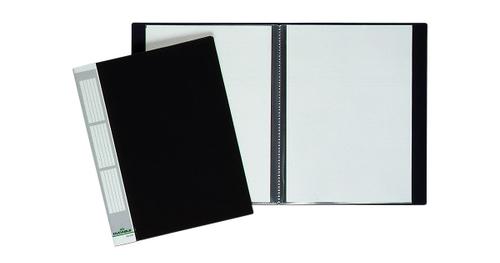 Sichtbücher DURALOOK® schwarz, Ausführung: 20 Sichthüllen, Rücken: 17 mm Ordner