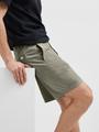 SLHREGULAR-KARL SEERSUCKER SHORTS NOOS L Normal geschnitten - Vetiver