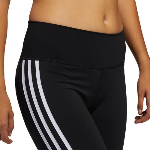 adidas Damen Believe This 2.0 3-Streifen 7/8-Tight XS in Schwarz