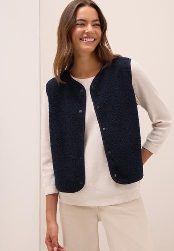 Weste in Wolloptik XL - Urban Dark Blue