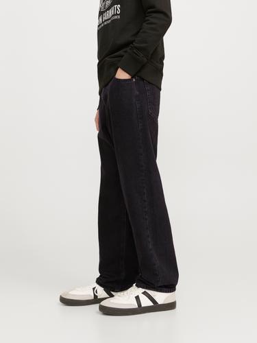 JJICHRIS JJORIGINAL SQ 041 JNR 146 Locker geschnitten - Black Denim