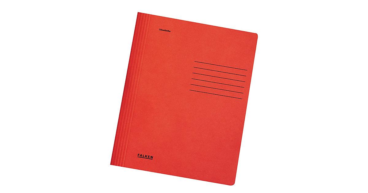 Schnellhefter,Manila-RC-Karton,240g,DIN A4,intensiv orange,Polybeutel 25 St. Schnellhefter