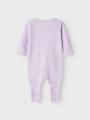 NBFNIGHTSUIT 2P ZIP FF PETIT FLOWER NOOS Violett 56