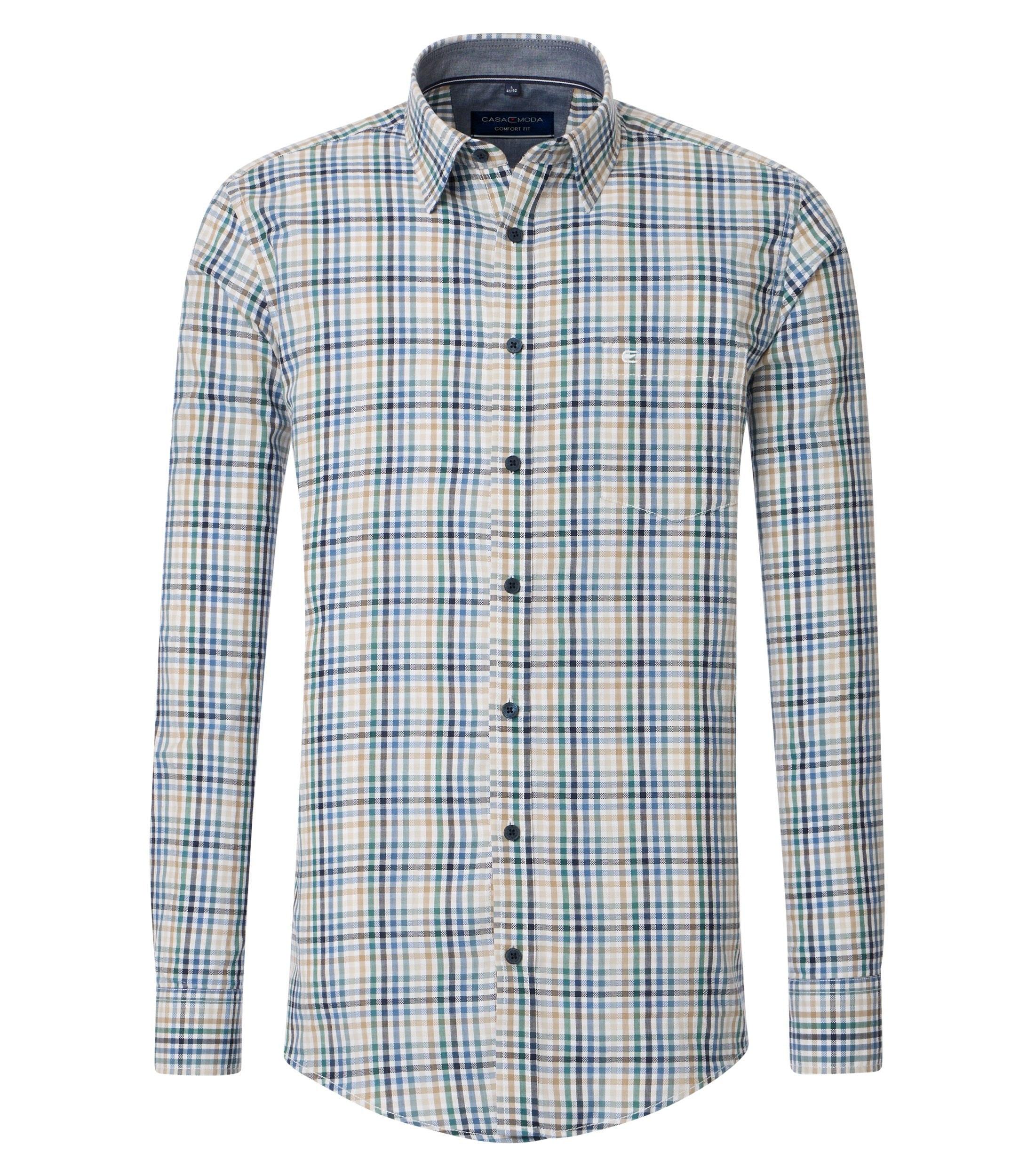 Freizeithemd 3XL Comfort Fit - Blau