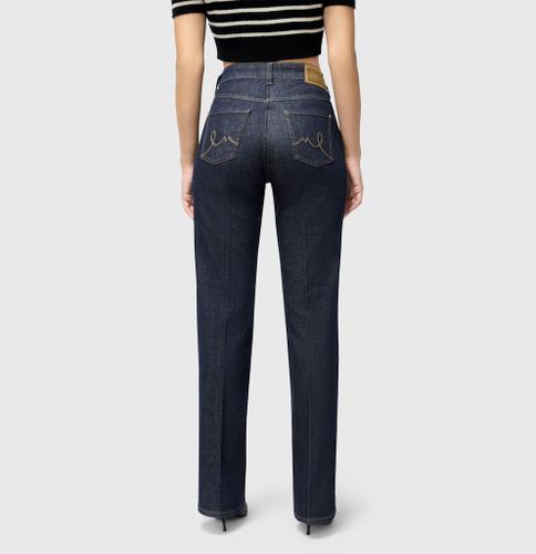 MAC JEANS - LAURA, Authentic Stretch Denim Blau 42/32