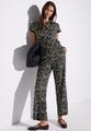 Gemusterter Jumpsuit 36/30 - Black