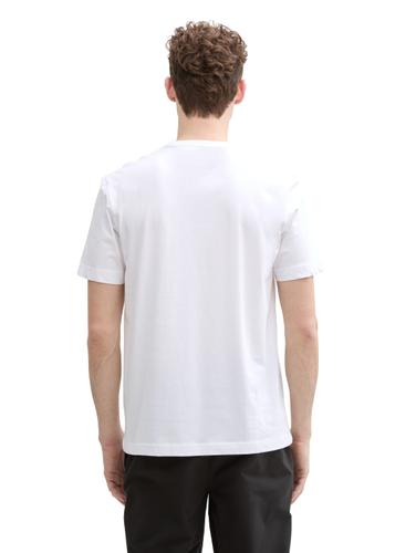 T-Shirt mit Brusttasche XXL Regular Fit - White