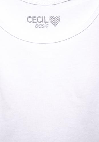 Top in Unifarbe S - White