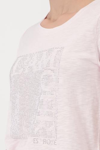T-Shirt mit Strasssteinen 44 - French Rose