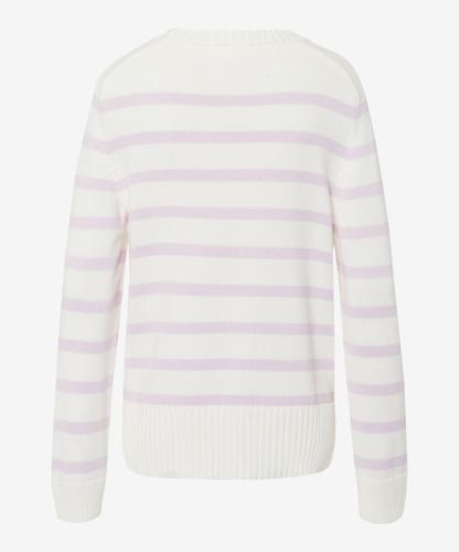 Style Lia 42 Rundhalsausschnitt, Damenpullover, Langarm, Gerade Silhouette - Soft Purple