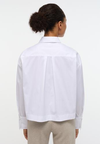 Signature Shirt Bluse Popeline Langarm 38/Langarm OVERSIZE FIT - Weiß
