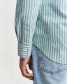 Regular Fit Classic Oxford-Hemd mit Streifen L - Deep Green