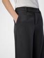 OBJLISA WIDE PANT NOOS 42 Weiter Beinschnitt - Medium Grey Melange