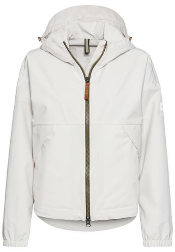 Windbreaker aus recyceltem Polyester 36 Regular Fit - Pearl