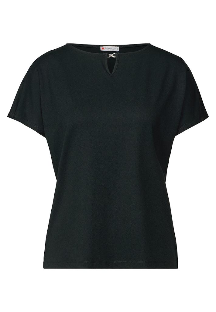 Shirt mit Cut-Out Grün 38