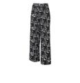 MAC JEANS - FAYE, Techno print jersey Schwarz 40/30