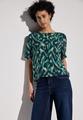 Bluse mit Print 36 - Hunter Green